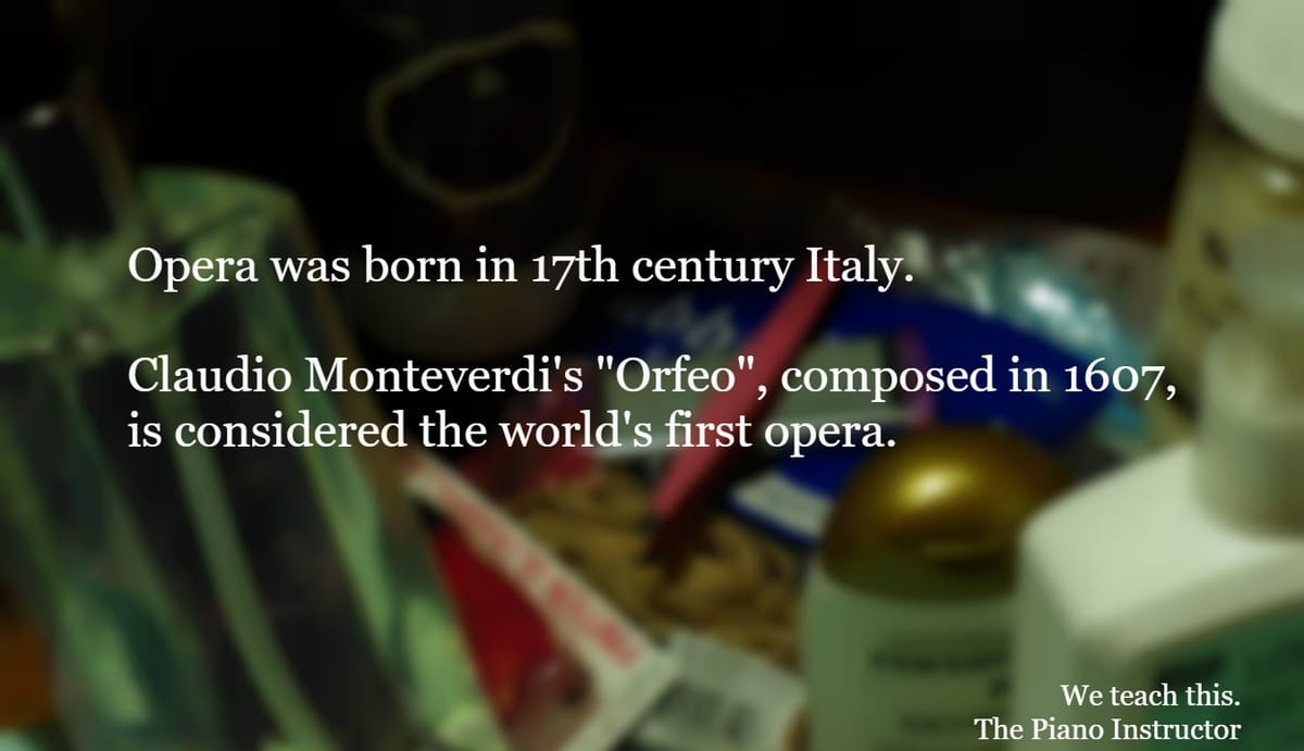 Birth of opera