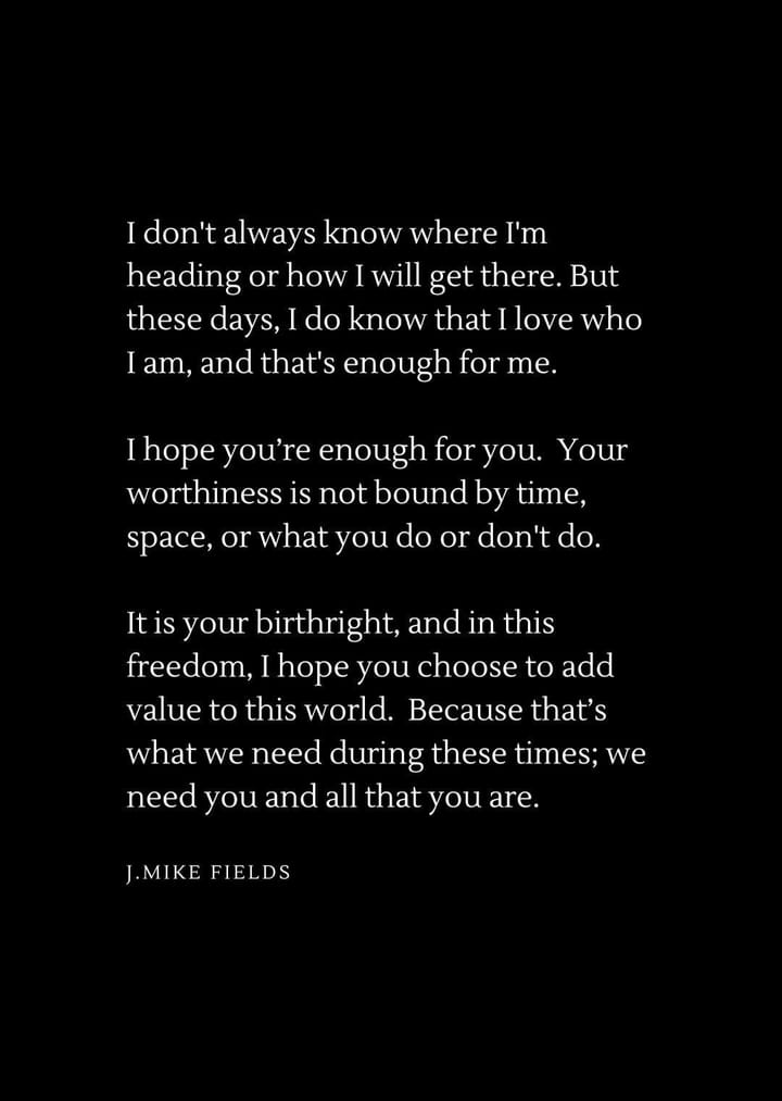 Choose to add value.