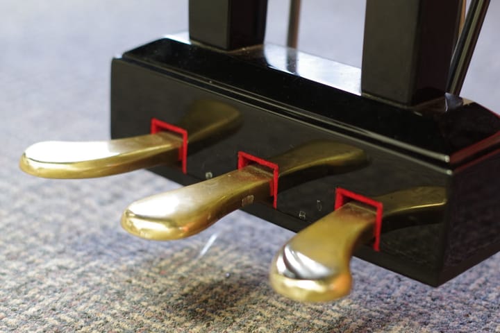 How does sound go from the piano to your ears?